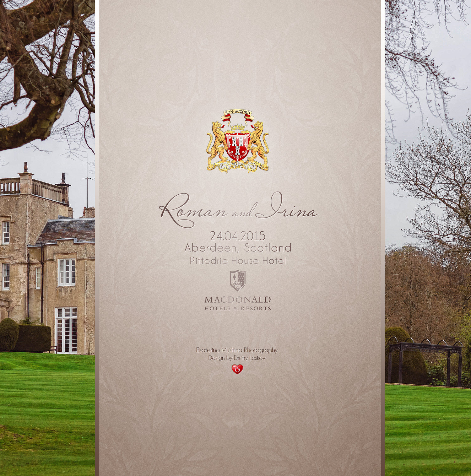 Aberdeen Scotland Wedding Venue Macdonald Pittodrie House