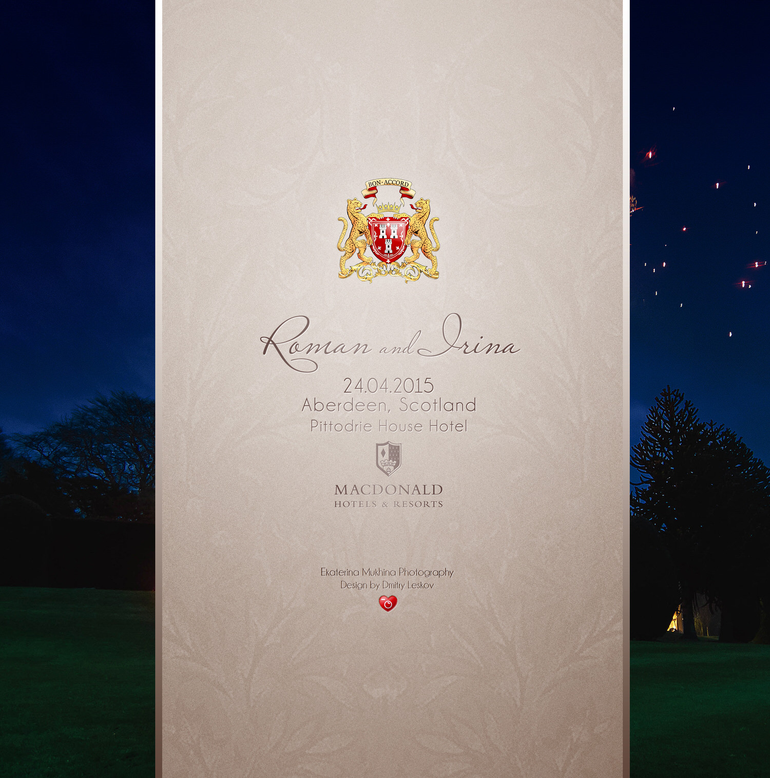 Aberdeen Scotland Wedding Venue Macdonald Pittodrie House