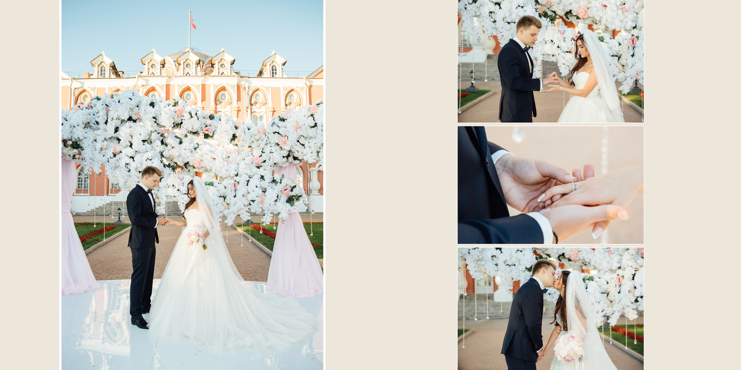 свадьба в Москве в Петровском Путевом дворце