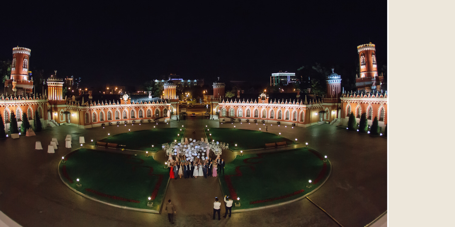 свадьба в Москве в Петровском Путевом дворце