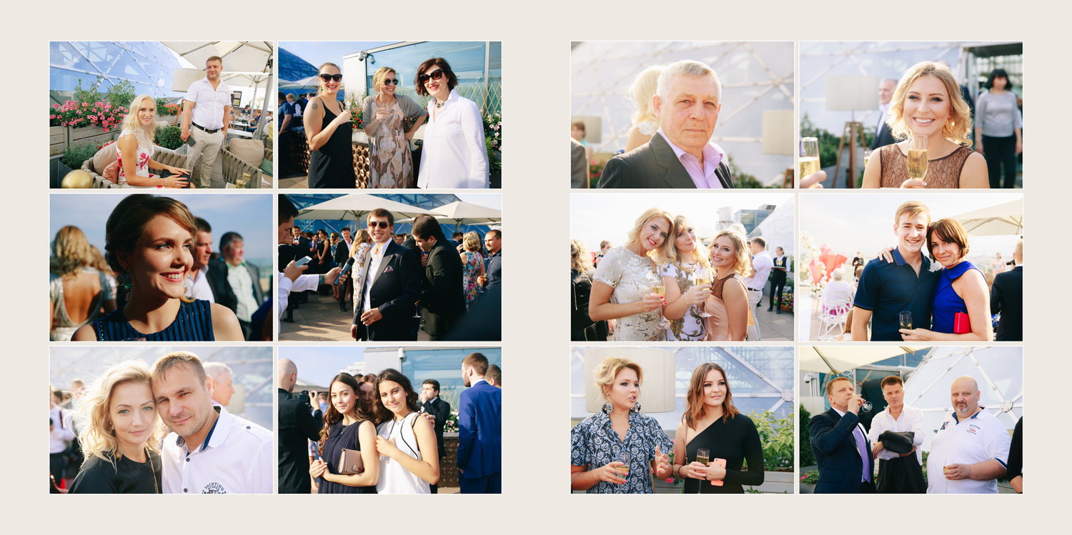 Свадебная церемония на крыше отеля Ритц-Карлтон Ritz Carlton Москва