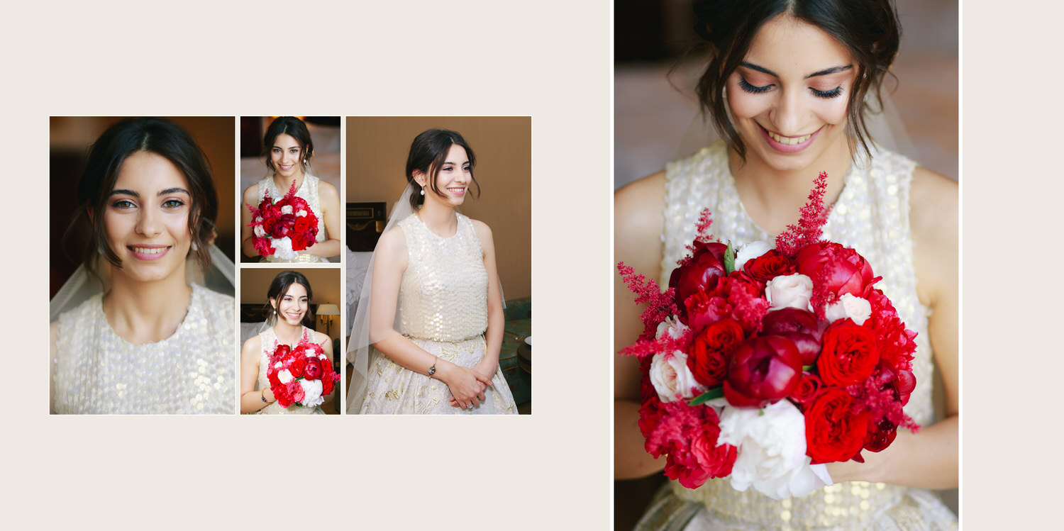 Сборы невесты в номере отеля Ритц-Карлтон Ritz Carlton Москва