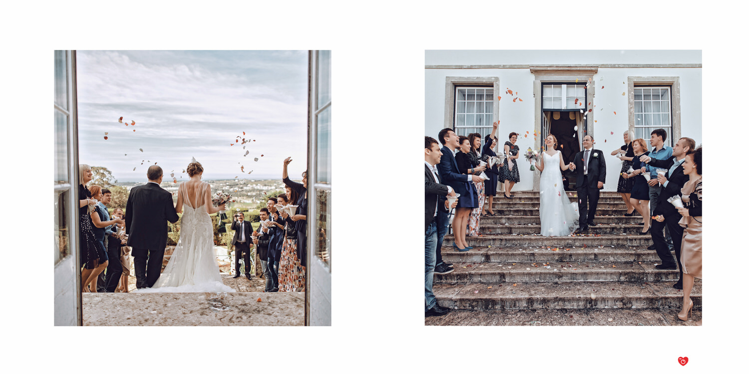 Свадьба в Португалии, во дворце Синтра Пена Тиволи