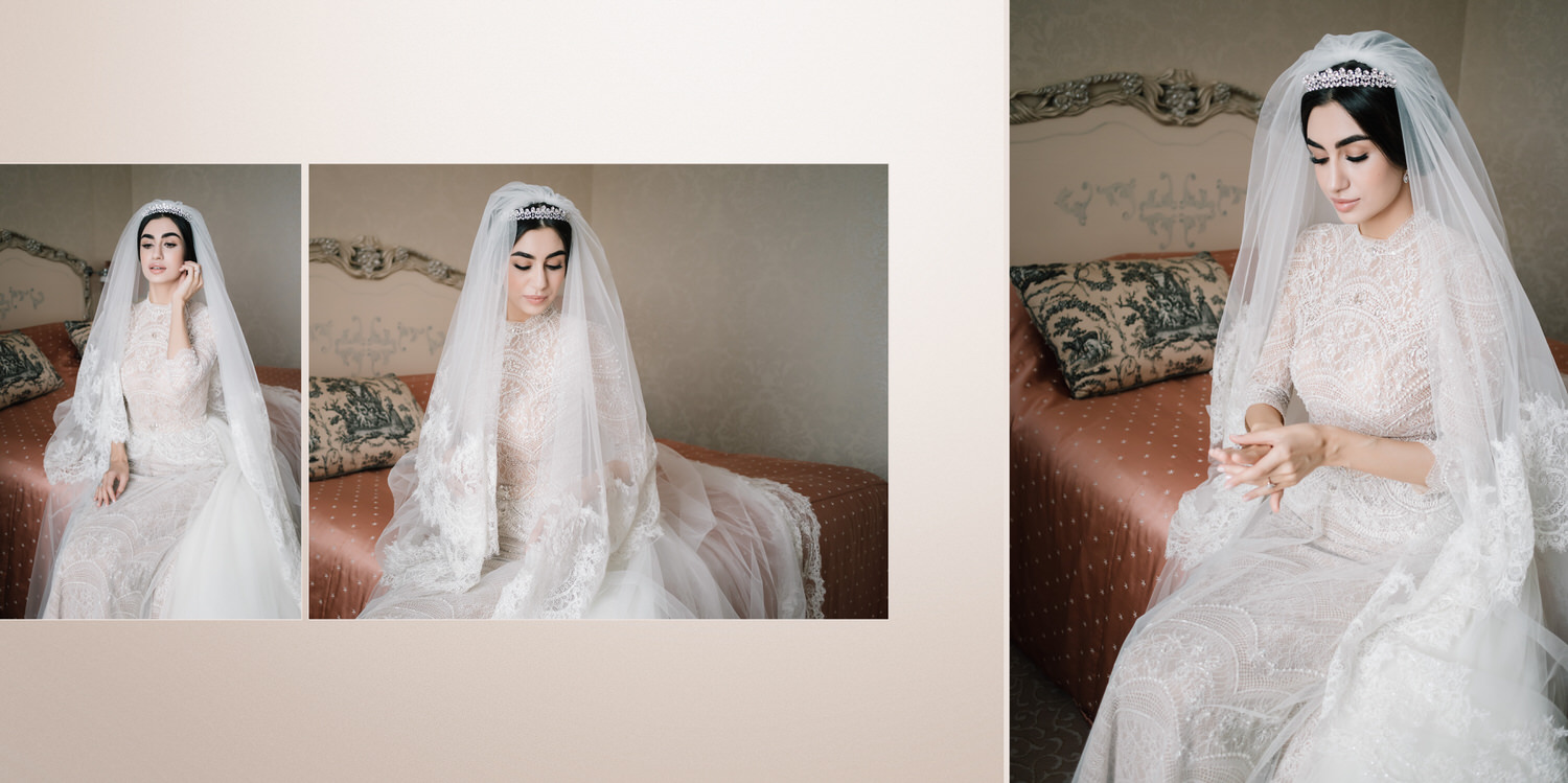 Ersa Atelier Couture свадебное платье, красивая кавказская невеста