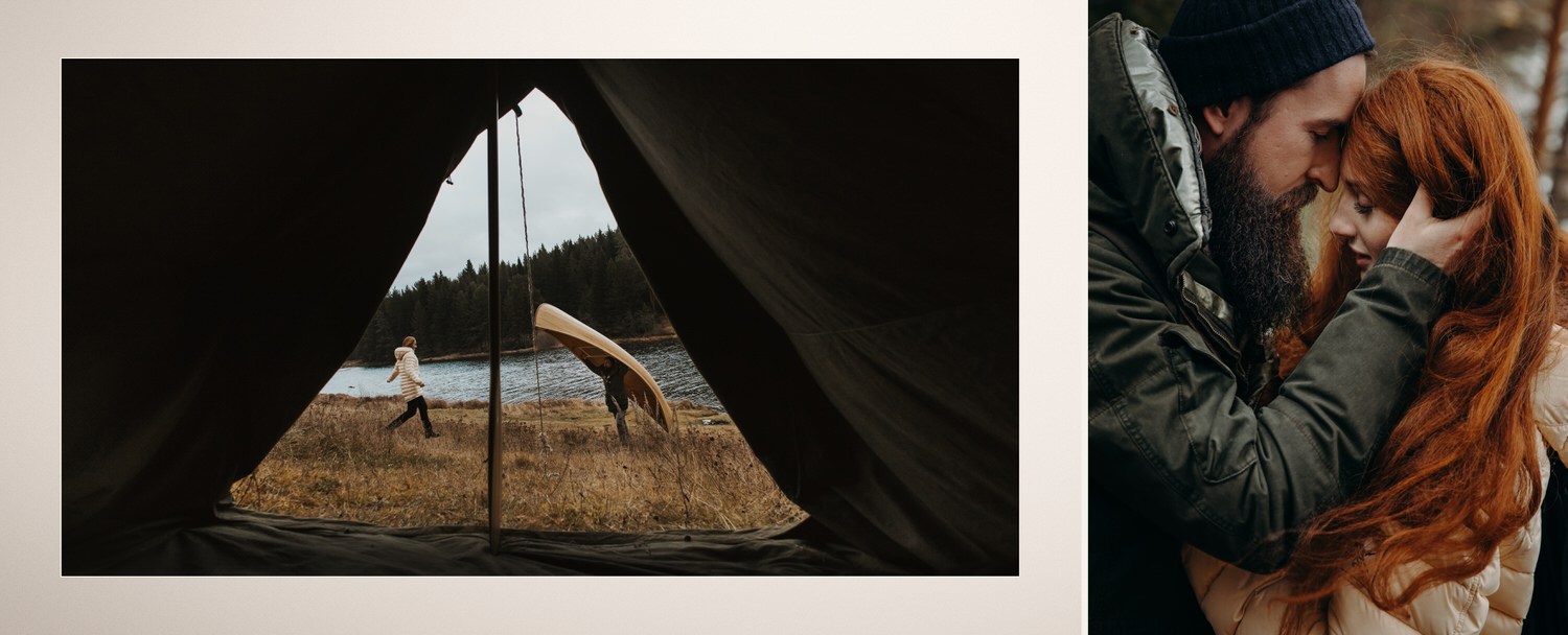 лавстори со сценарием - приключения на каноэ в сибири в лесу и горах, кемпинг, лесоруб, дровосек, wild book, бородач, рыжая